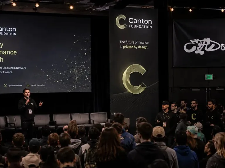 Canton Foundation talk to a packed room at ETHDenver